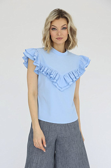 Блузка с воланами