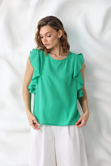 Топ с воланами