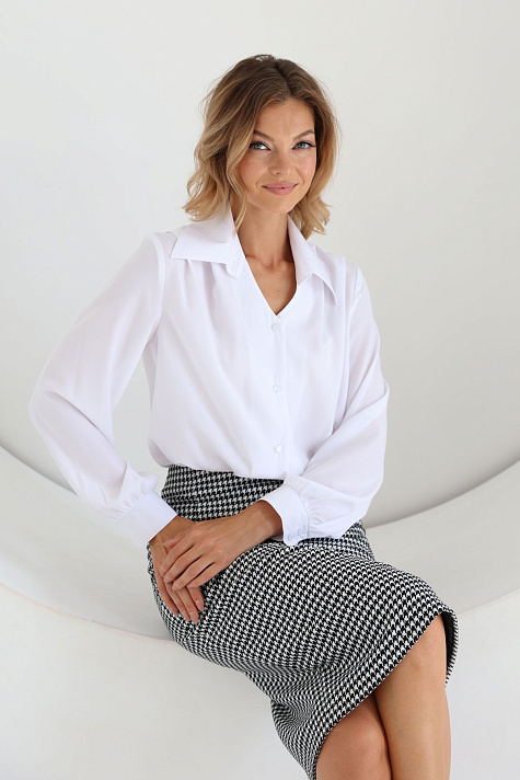 Блузка с длинным рукавом