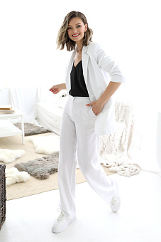 Брюки прямые со стрелками