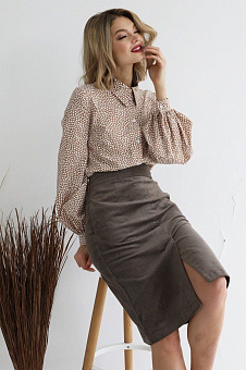 Юбка из вельвета