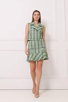 Юбка с накладными карманами