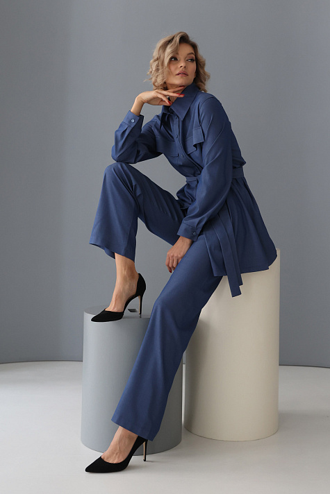 Брюки в пижамном стиле