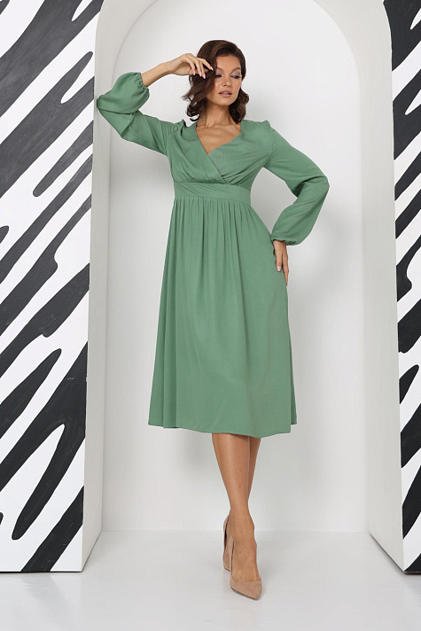 Платье с лифом на запах Платье с лифом на запах