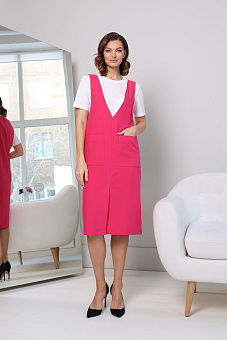 Сарафан с V-образным вырезом