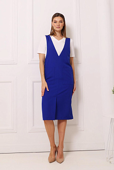 Сарафан с V-образным вырезом