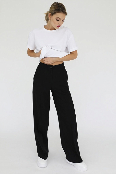 Брюки широкие