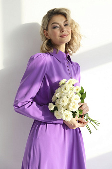 Платье с навесными петлями