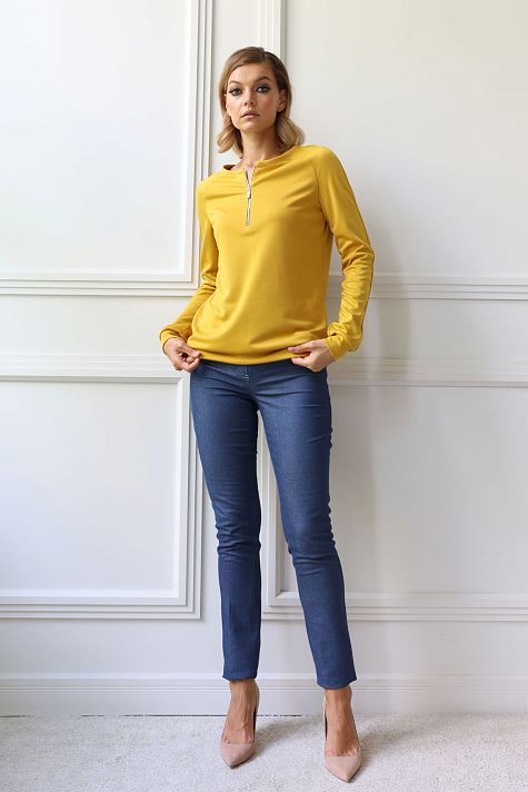 Свитшот с застежкой на молнию