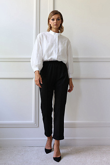 Рубашка с воротом-стойкой