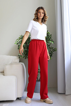 Брюки в пижамном стиле