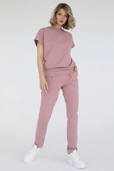 Брюки узкие из трикотажа