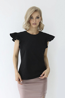 Футболка с рукавами- крылышками