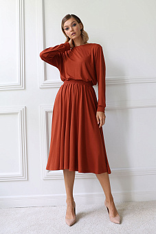 Платье из вискозы