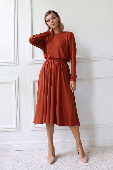 Платье из вискозы