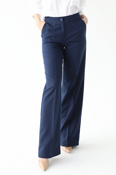 Брюки широкие