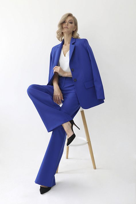 Брюки прямые со стрелками