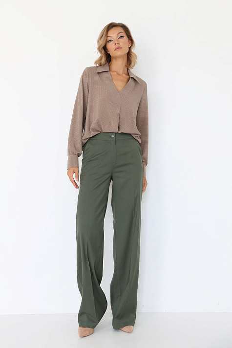 Брюки широкие