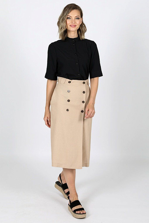 Юбка с пуговицами по переду