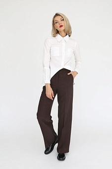 Брюки широкие