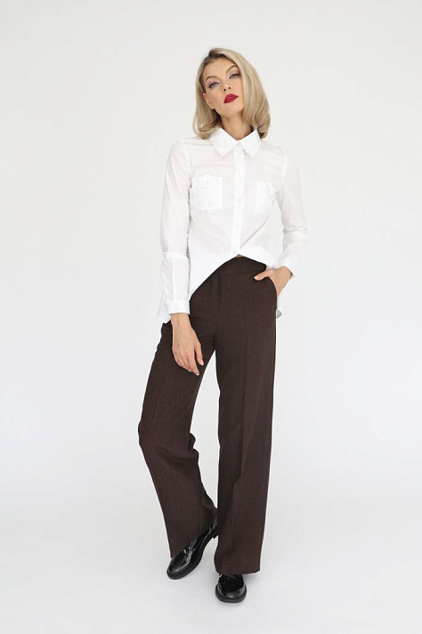 Брюки широкие