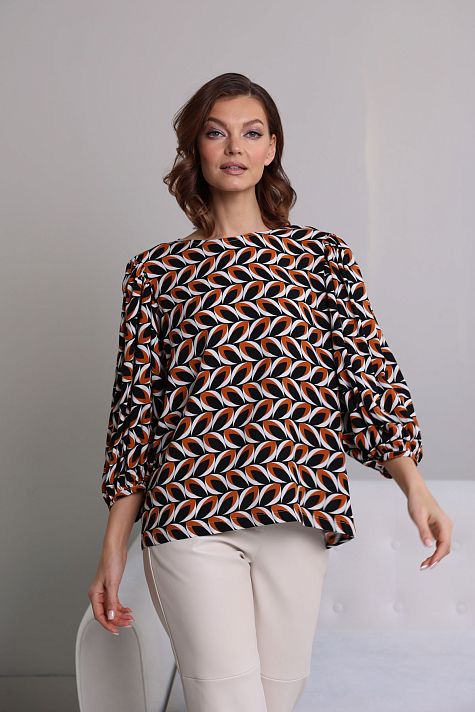 Блузка с пышными рукавами