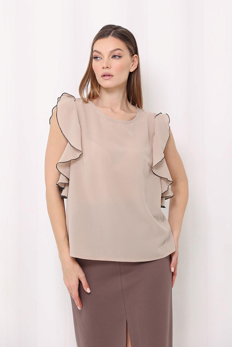 Топ с воланами