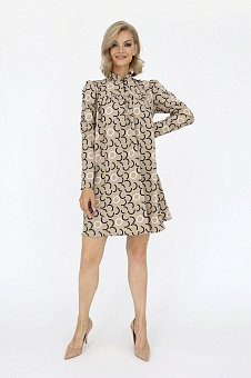 Платье мини на кокетке