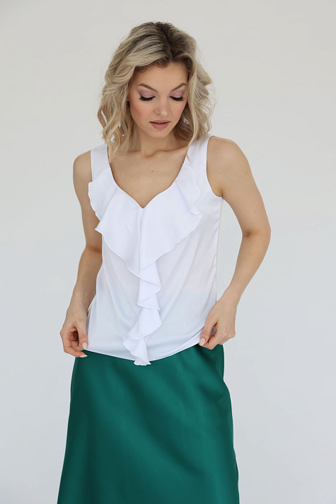 Топ с рюшей Топ с рюшей