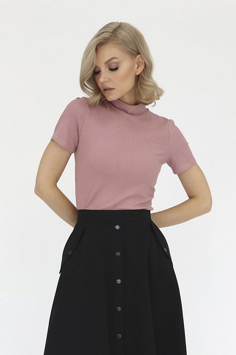 Водолазка с коротким рукавом