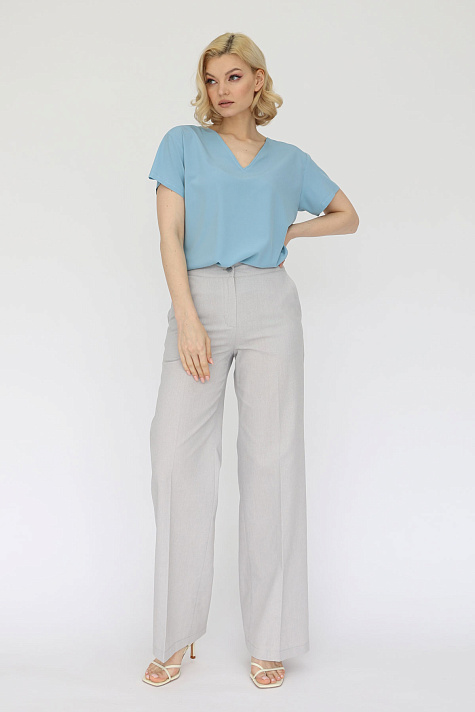 Брюки широкие