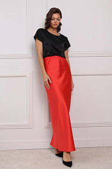 Юбка макси из шёлка