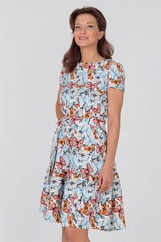 Платье с поясом в комплекте