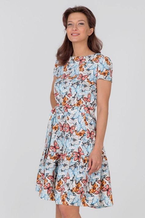 Платье с поясом в комплекте