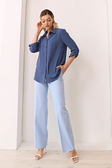 Рубашка в пижамном стиле