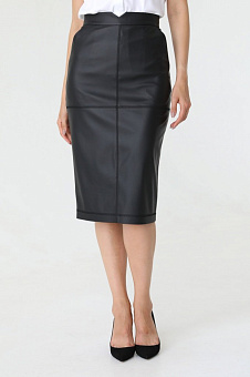 Юбка миди с отстрочкой по швам